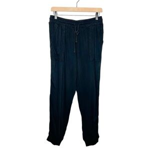 Splendid Womens Lightweight Casual‎ Jogger Pants Black Medium M